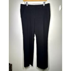 Ann Taylor Womens Modern Black Dress Pants, Size 10